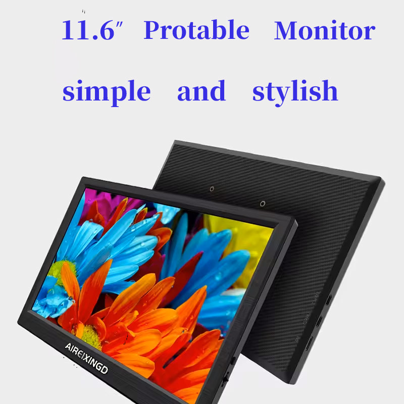 13.3" Portable Monitor 768P TN Panel USB C HDMI Second Screen for Laptop Mac PC Xbox Switch PS